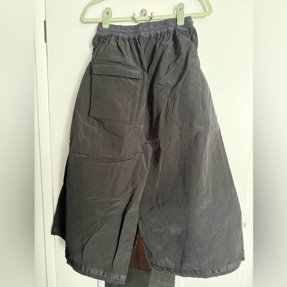Anthropologie Black Wide-Leg Crop Pants Size M - Picture 2 of 3